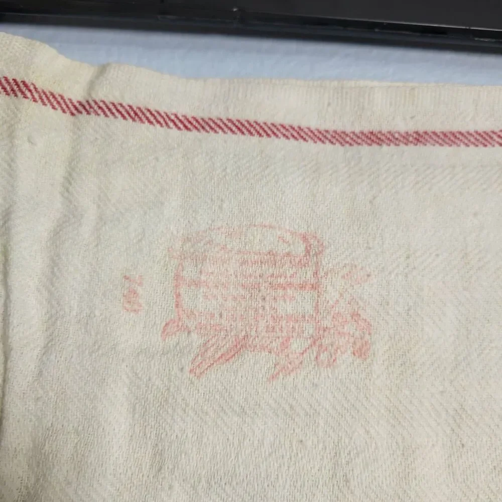 Vtg Bonnie Mae Flour Sack Towel Bag General Mills Cotton Farmhouse Boho Rustic